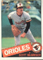 1985 Topps Baseball Cards      550     Scott McGregor